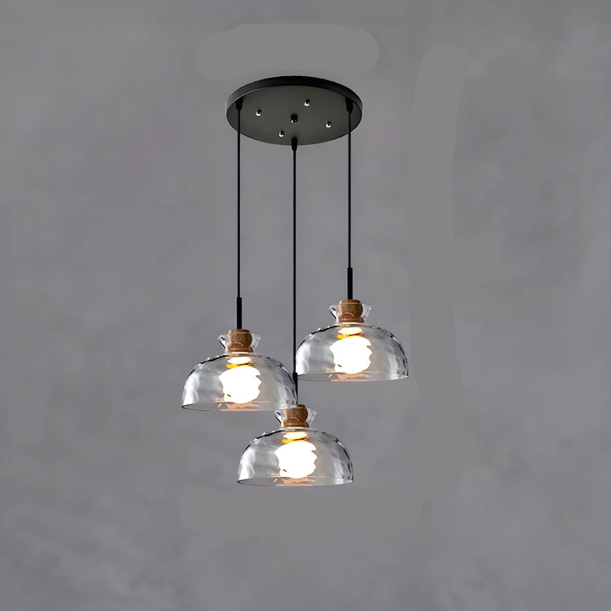 Rayonnement - Glass Chandelier for a Refined Atmosphere