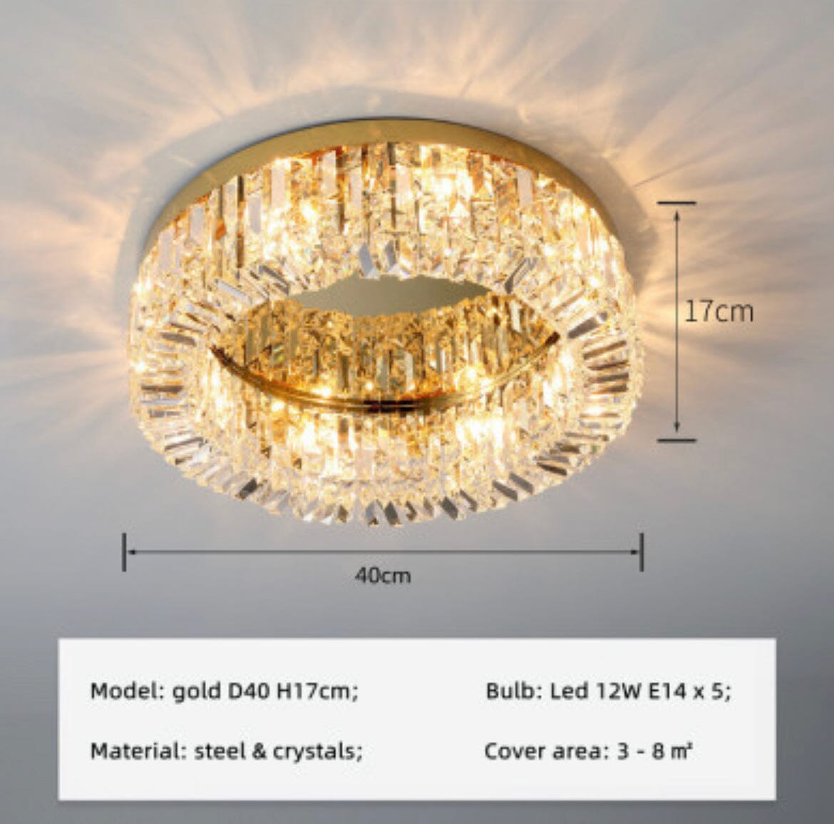 The Royal Ring Crystal Chandelier