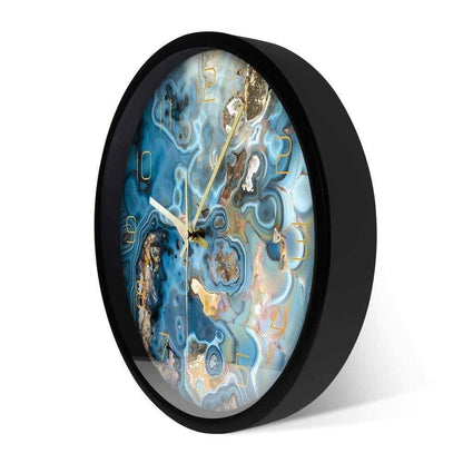 Timeless Marble Art Wall Clock: A Unique Statement Piece