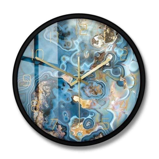 Timeless Marble Art Wall Clock: A Unique Statement Piece