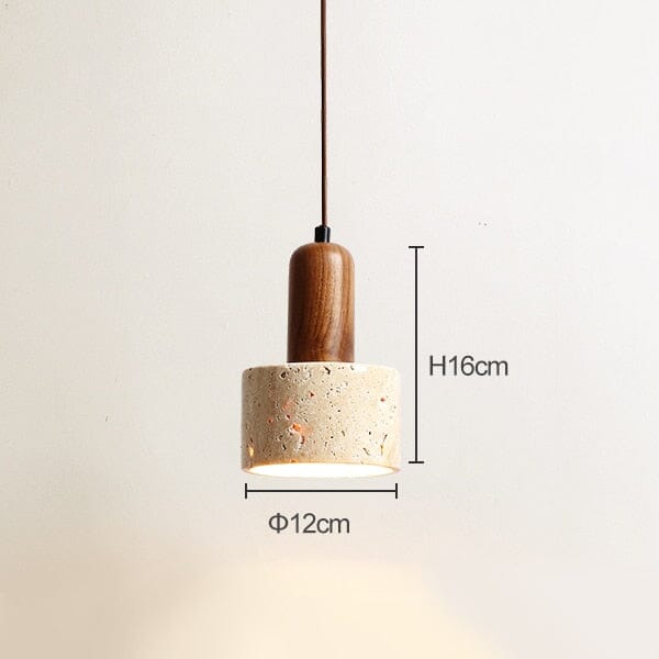 Travertine Wabi Pendants