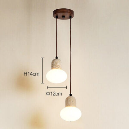 Travertine Wabi Pendants