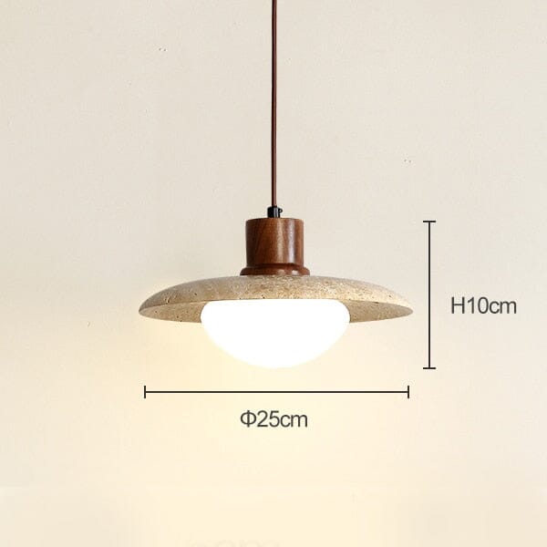 Travertine Wabi Pendants