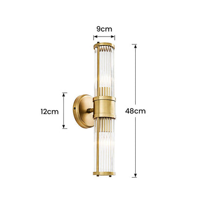 Classic Luxury Gold Bathroom Wall Lamps