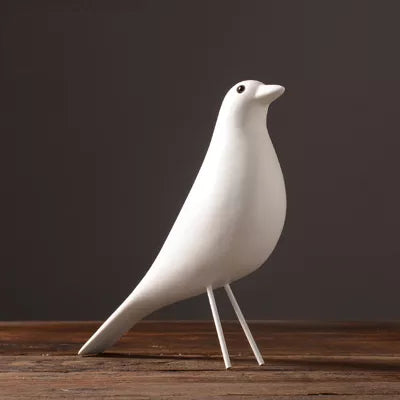 Minimalist Pigeon Figurine