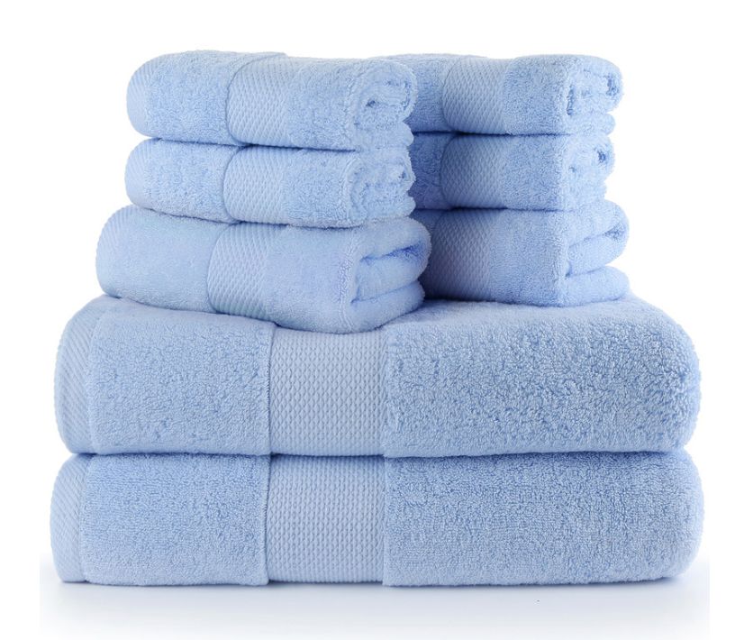 8-Pack Cotton Towel Set