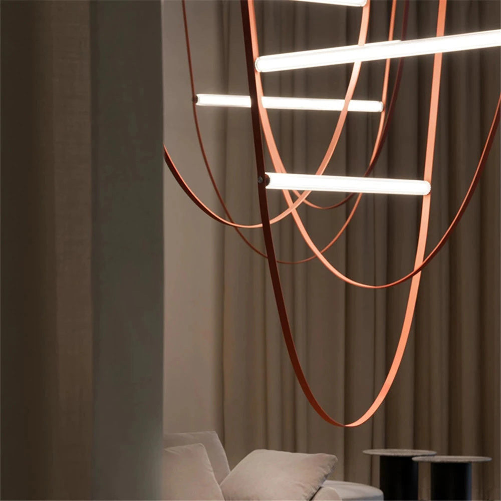 Miravique Belt Glass Pendant Lamp