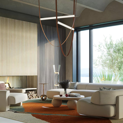 Miravique Belt Glass Pendant Lamp