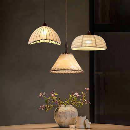 WoodLumiere – Elegant Wooden Pendant Lamp