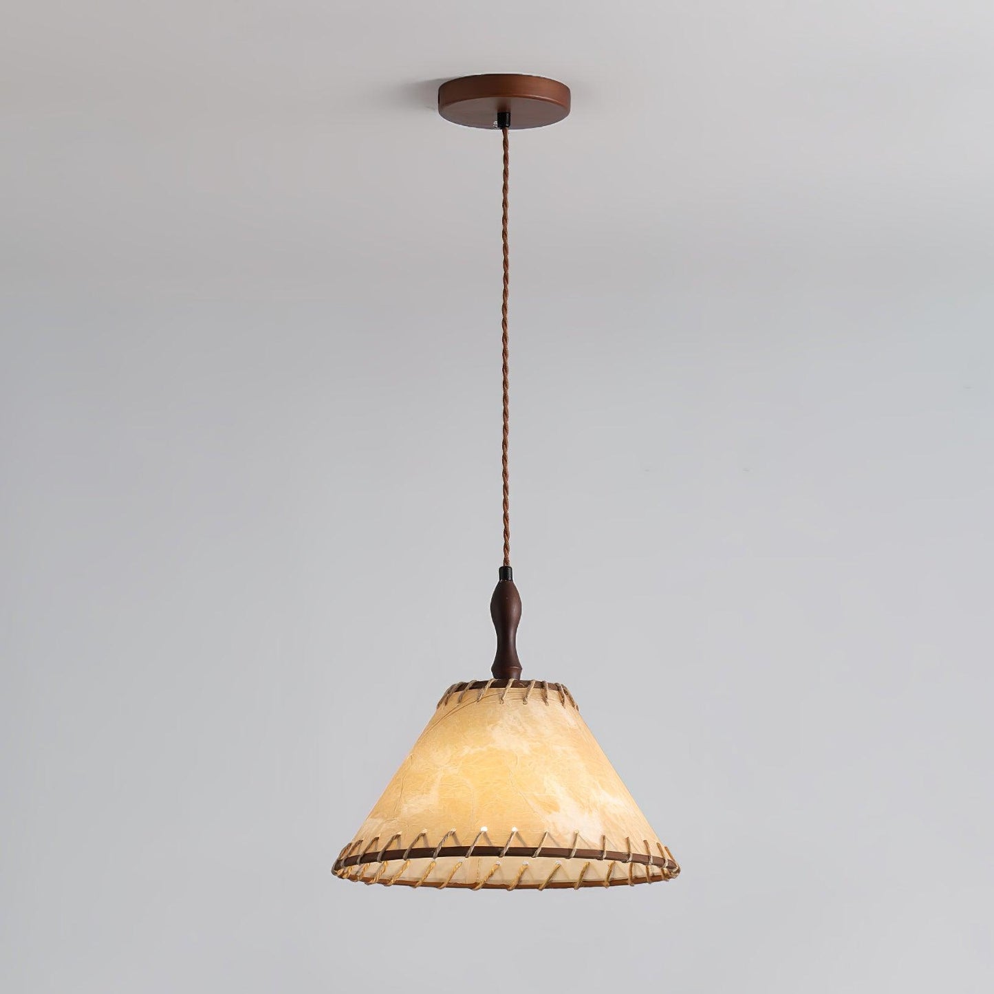 WoodLumiere – Elegant Wooden Pendant Lamp