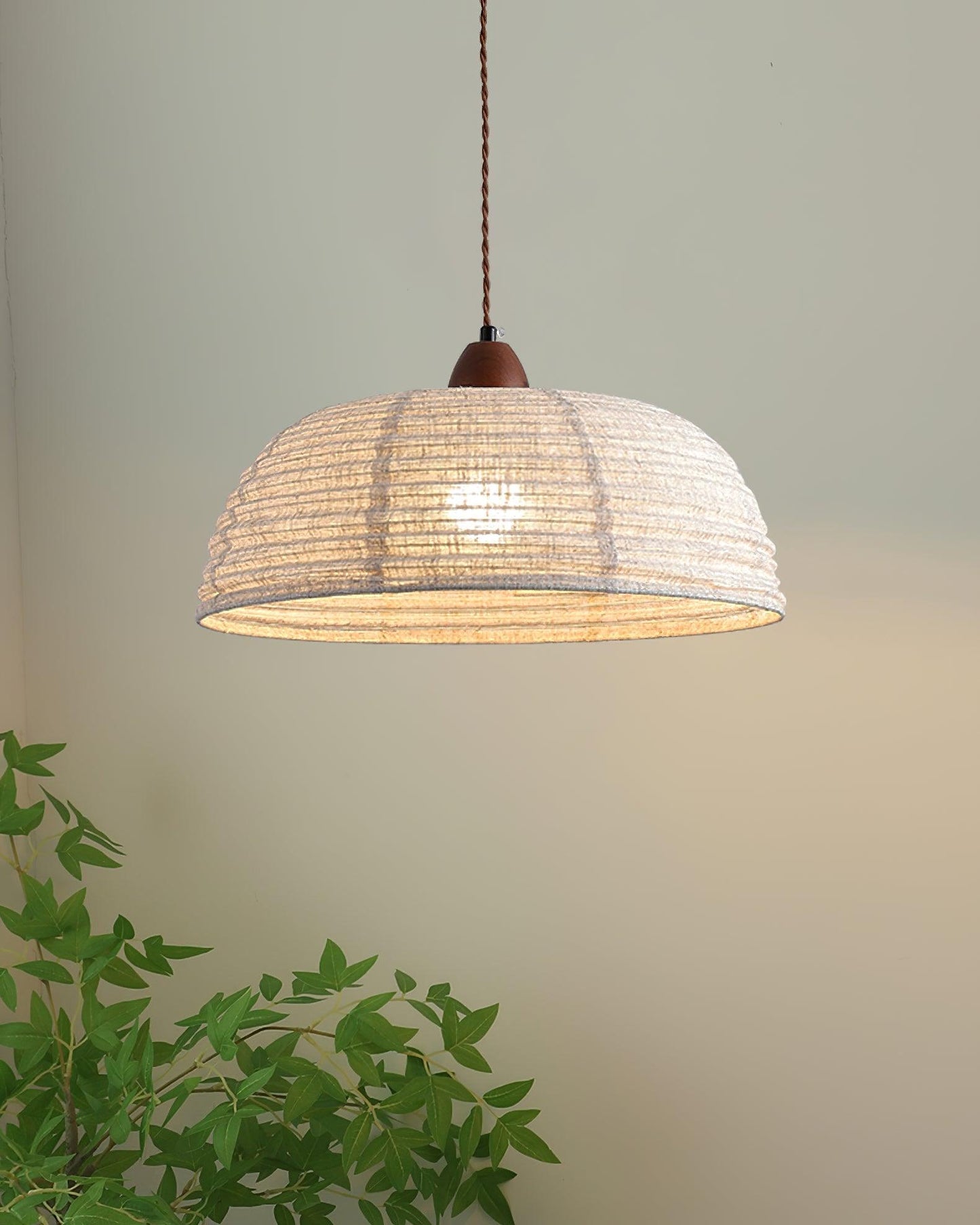 WoodLumiere – Elegant Wooden Pendant Lamp