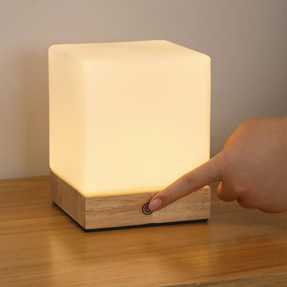 GloedCube - Cordless LED Table Lamp Battery Operated for Nordic Mini Desk Lighting