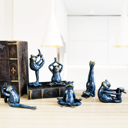 Yoga Frogs Figurines (6pcs)