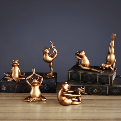 Yoga Frogs Figurines (6pcs)