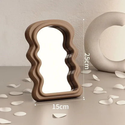 Abstract Cloud Shape Makeup Mirror