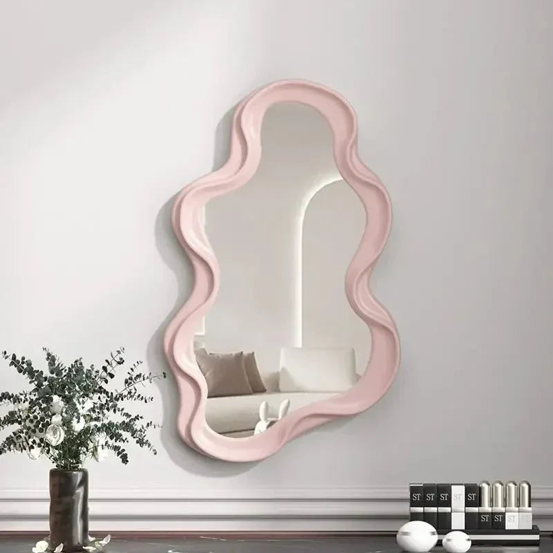 Abstract Cloud Shape Makeup Mirror