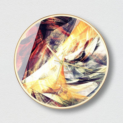 Abstract Marble Wall Clock