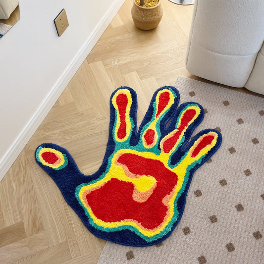 Acid Palm' Plush Soft Rug