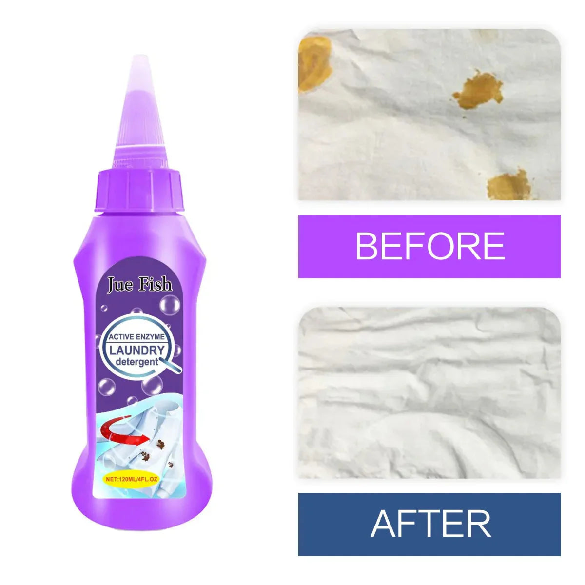 ActiveEnzyme™ | Instant Clothing Stain Remover