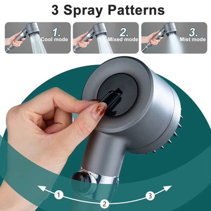 PowerSpray High-Pressure Shower Head – Spa Experience, 200% Increased Water Pressure, Eco-Friendly, 9-Layer Filter