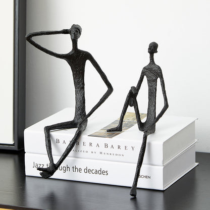 Metal Abstract Figurines