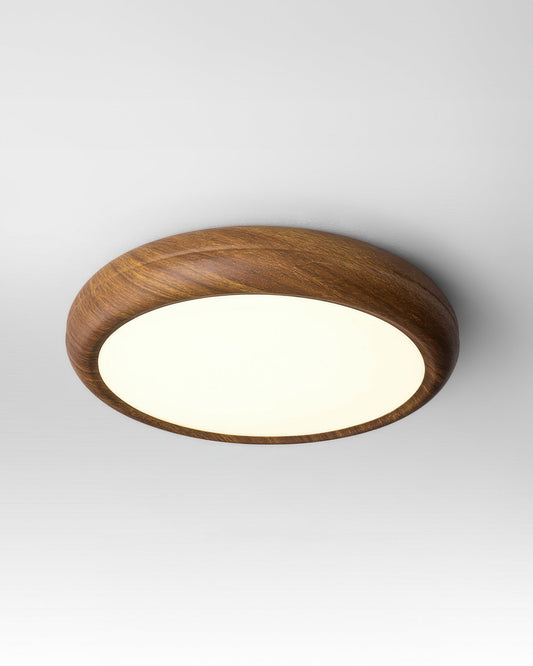 Walnut Color Modern Ceiling Lamp Light Full Spectrum