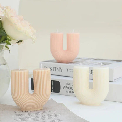 Aromatherapy Scented U-Shaped Candle