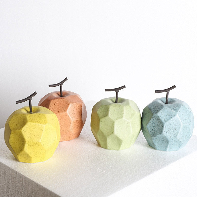 Geometric Apple & Pear