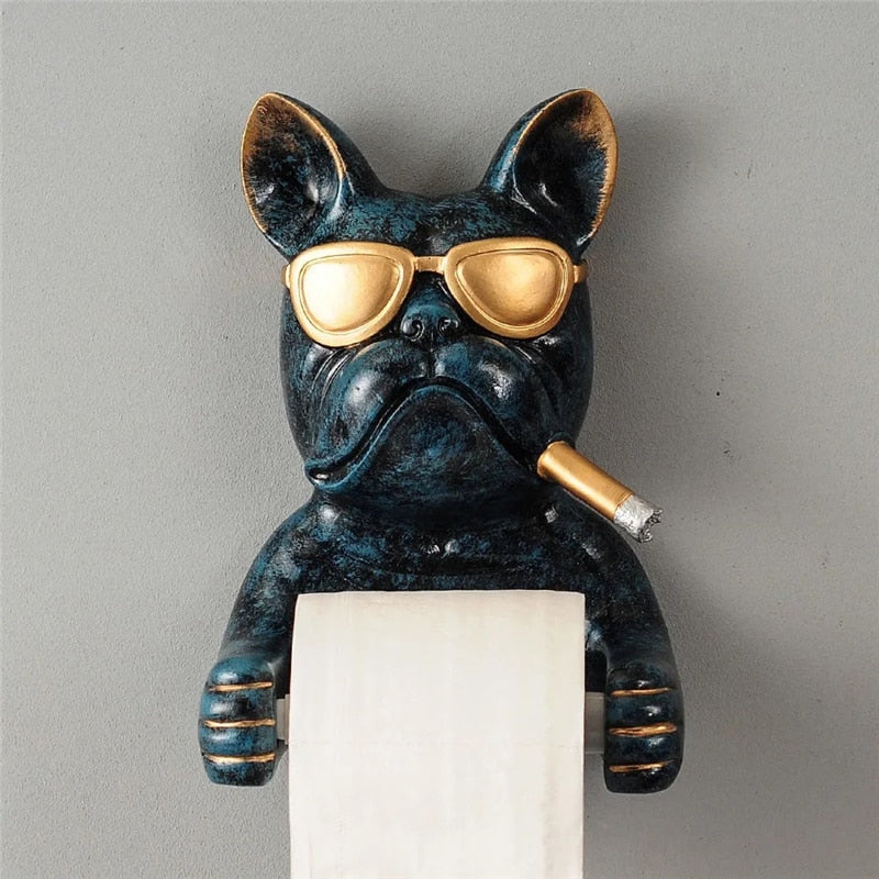 Bulldog Toilet Paper Holder