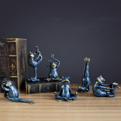 Yoga Frogs Figurines (6pcs)