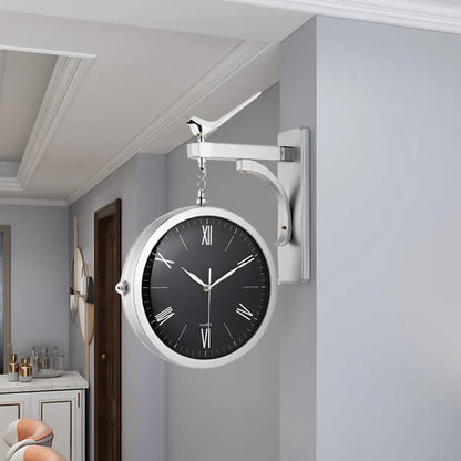 GlowTime - Double Sided Roman Wall Clock