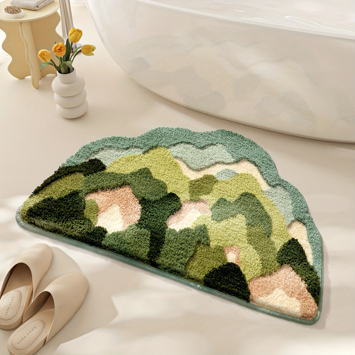 Bath mat - FlorSoft - Extra Absorbent - Floral motif