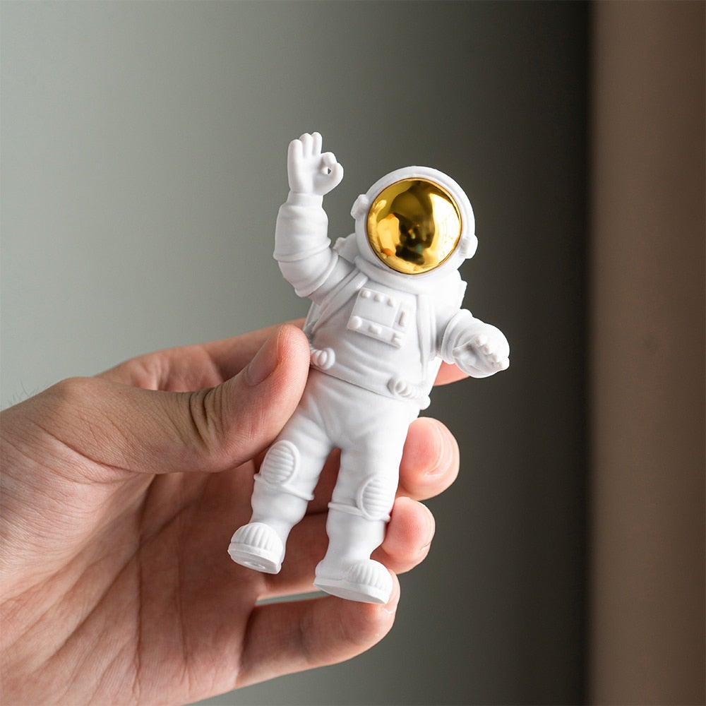 Astronaut on Moon Figurines