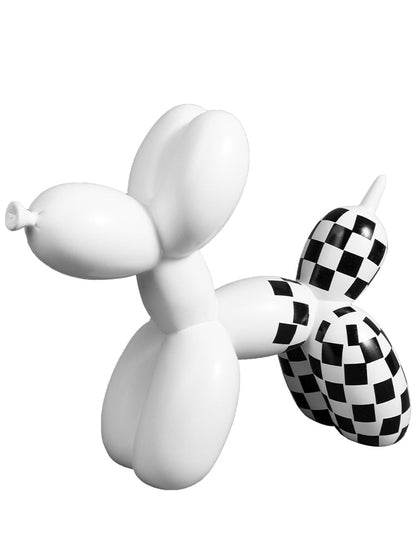 Black & White Balloon Dog