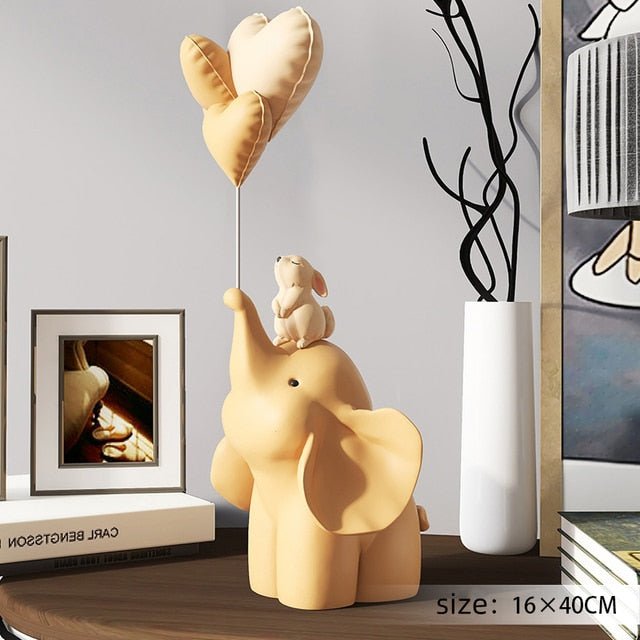 Baby Elephant Hand-Crafted Home Decor Sculpture