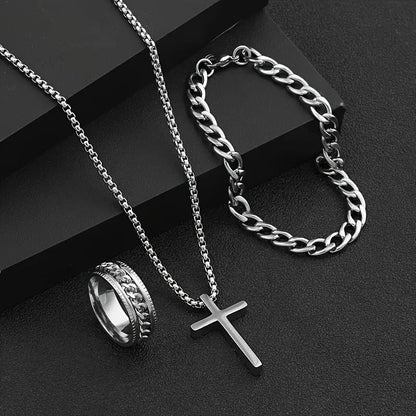 John 3:16 Faith Jewelry 3-Piece Set