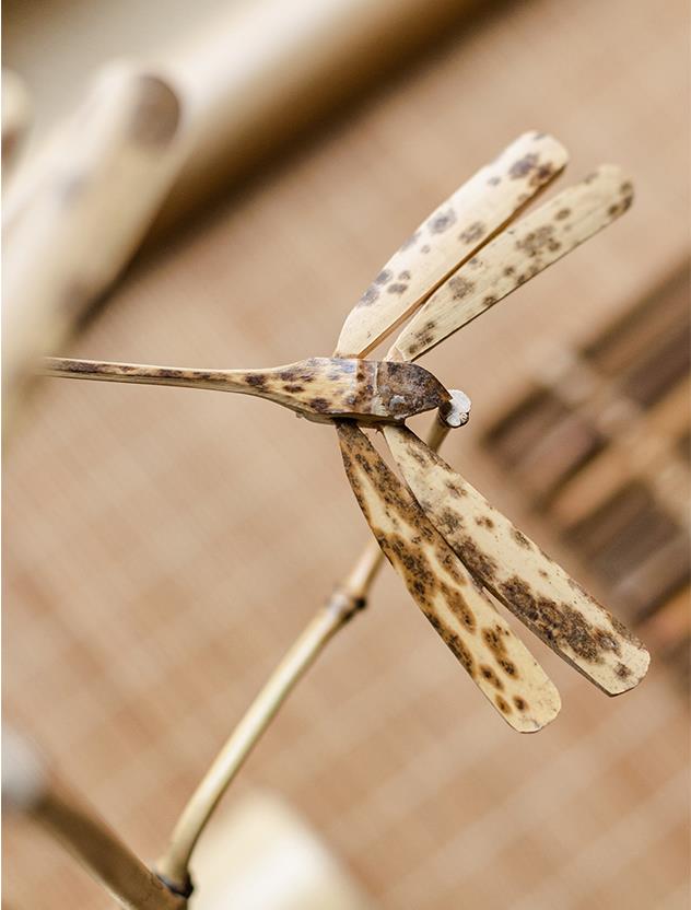 Balance Bamboo Dragonfly Home Decor Sculpture