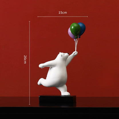 Balloon Bear Shelf Sculpture