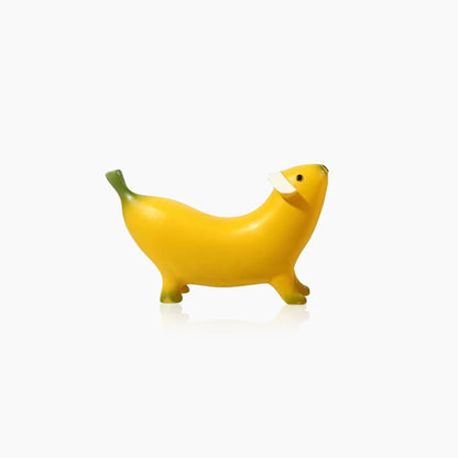 Funny Banana Dog Statue