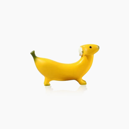 Funny Banana Dog Statue