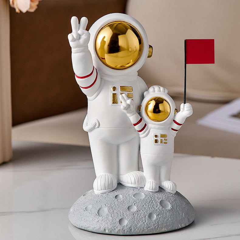 Astronaut Family Statues