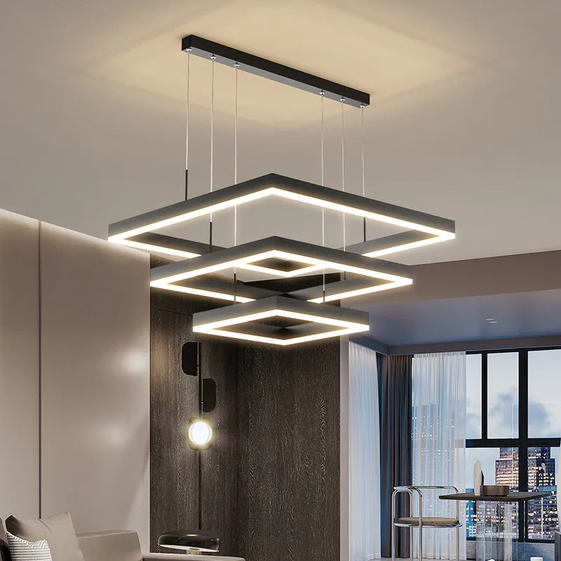 Angélique Square Led Chandelier