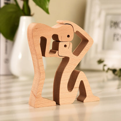 Wooden Lover Figurines