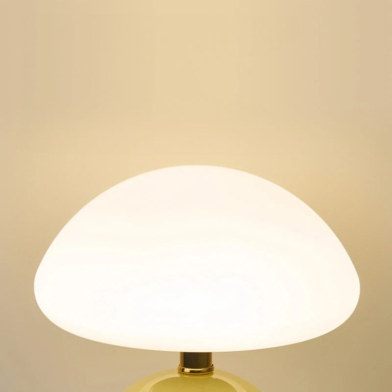 Creamy Glow | Modern Bedside Lamp | table lamp