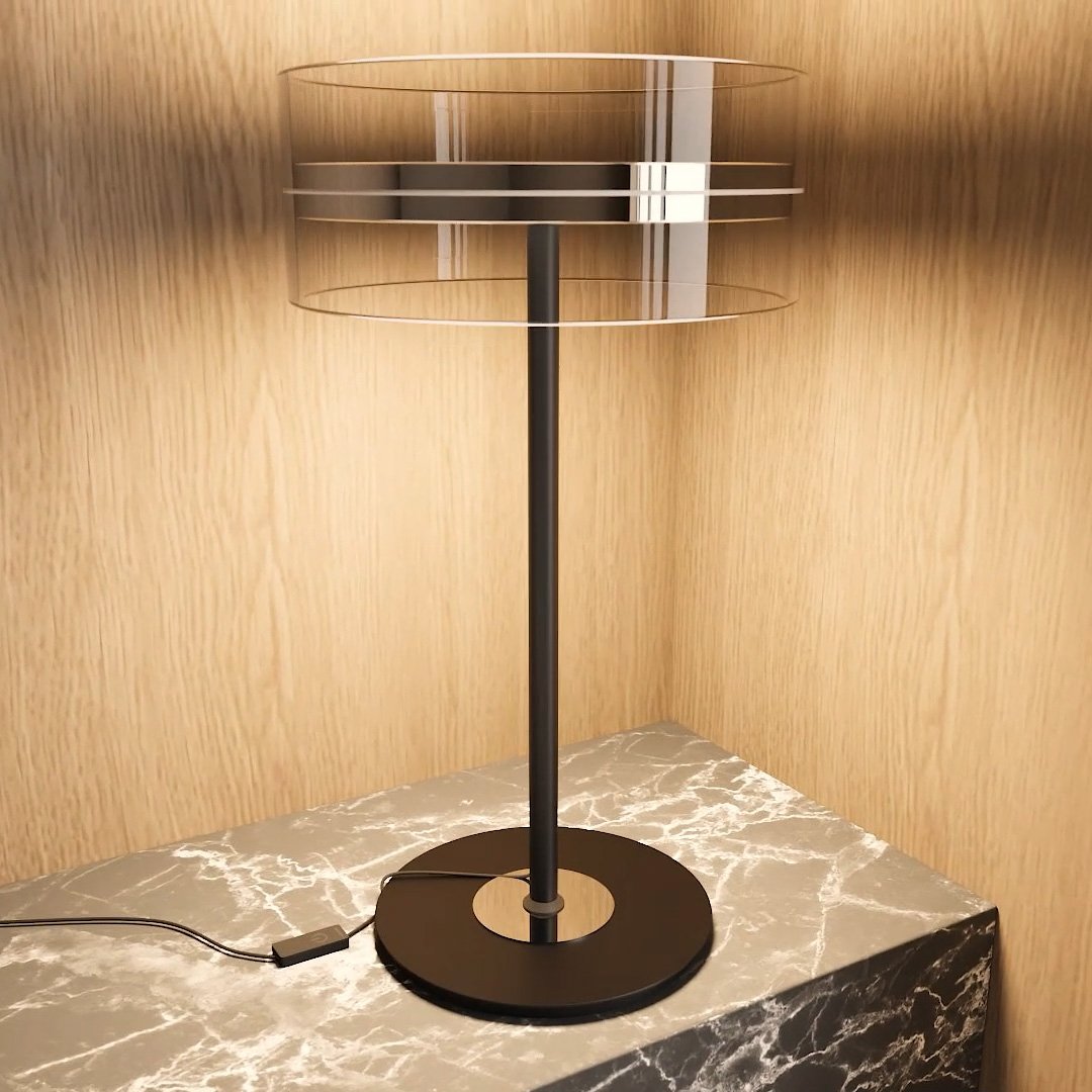 Nova - Modern Wall Lamp in Glass