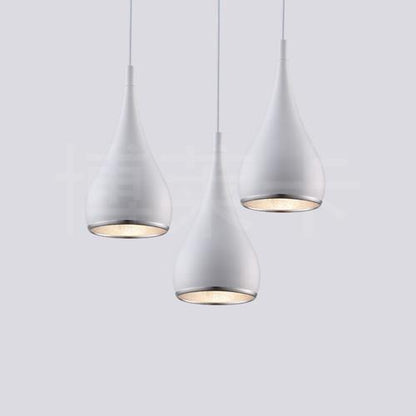 Black, White & Silver Minimalist LED Pendant Lights