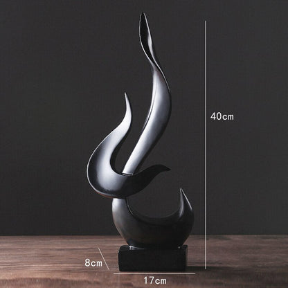 Abstract Torch Statue