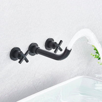 Miravique Two-Handle Wall Mounted Faucet