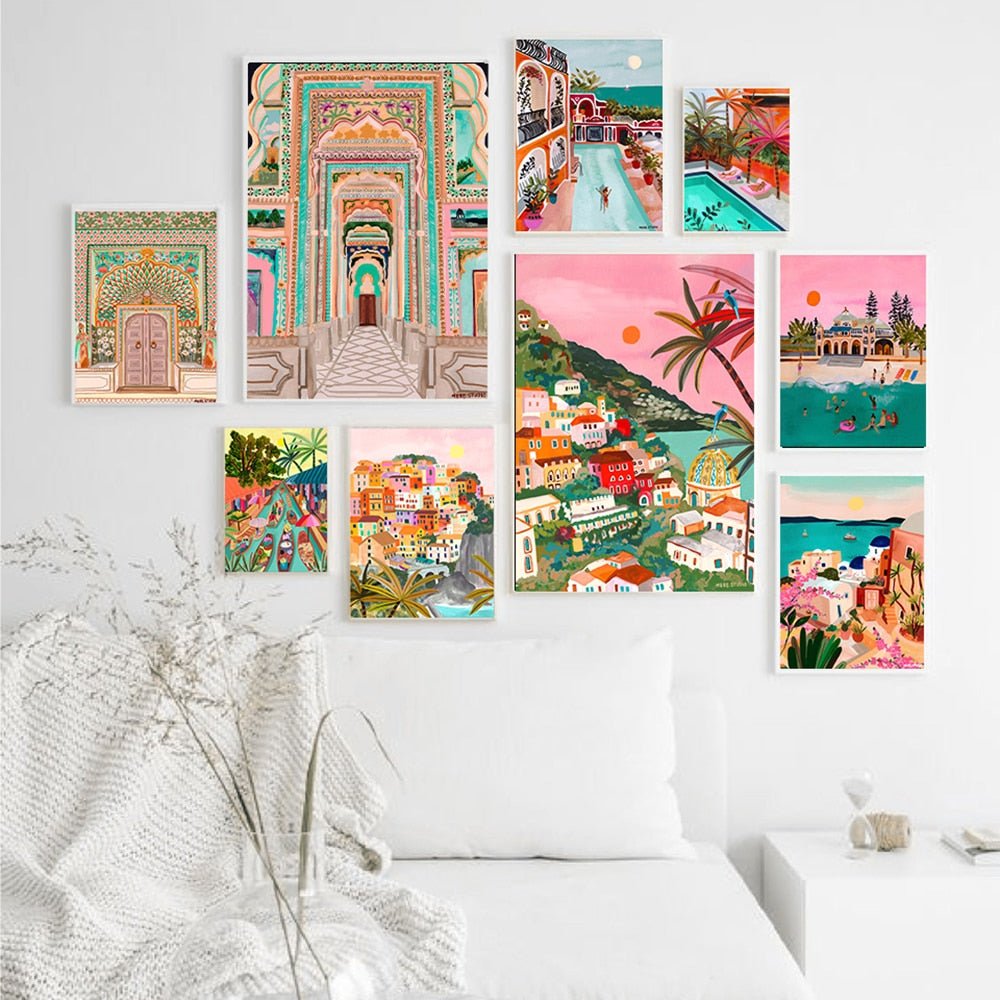 Boho Landscape Posters