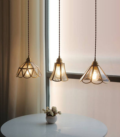 LustreVerre - Brass Hanging Lamp